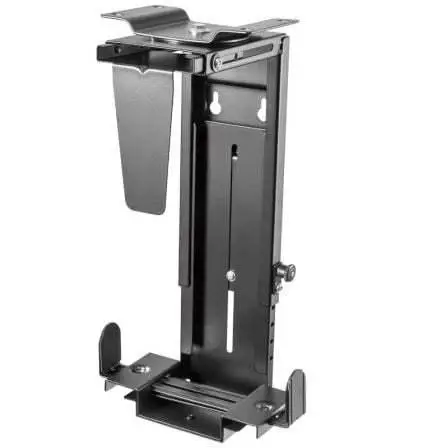 Soporte Bajo Mesa/de Pared Aisens MPC04-203 para PC/ Antirrobo/ hasta 10kg