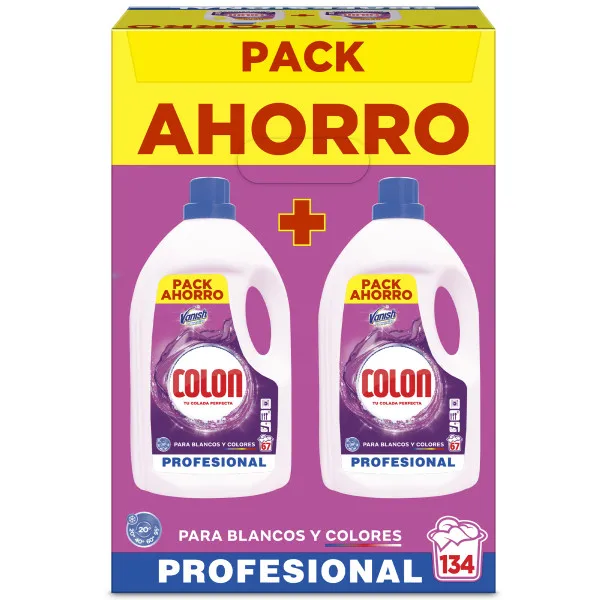 Colon Vanish Profesional Detergente para la lavadora Líquido 134 lavados