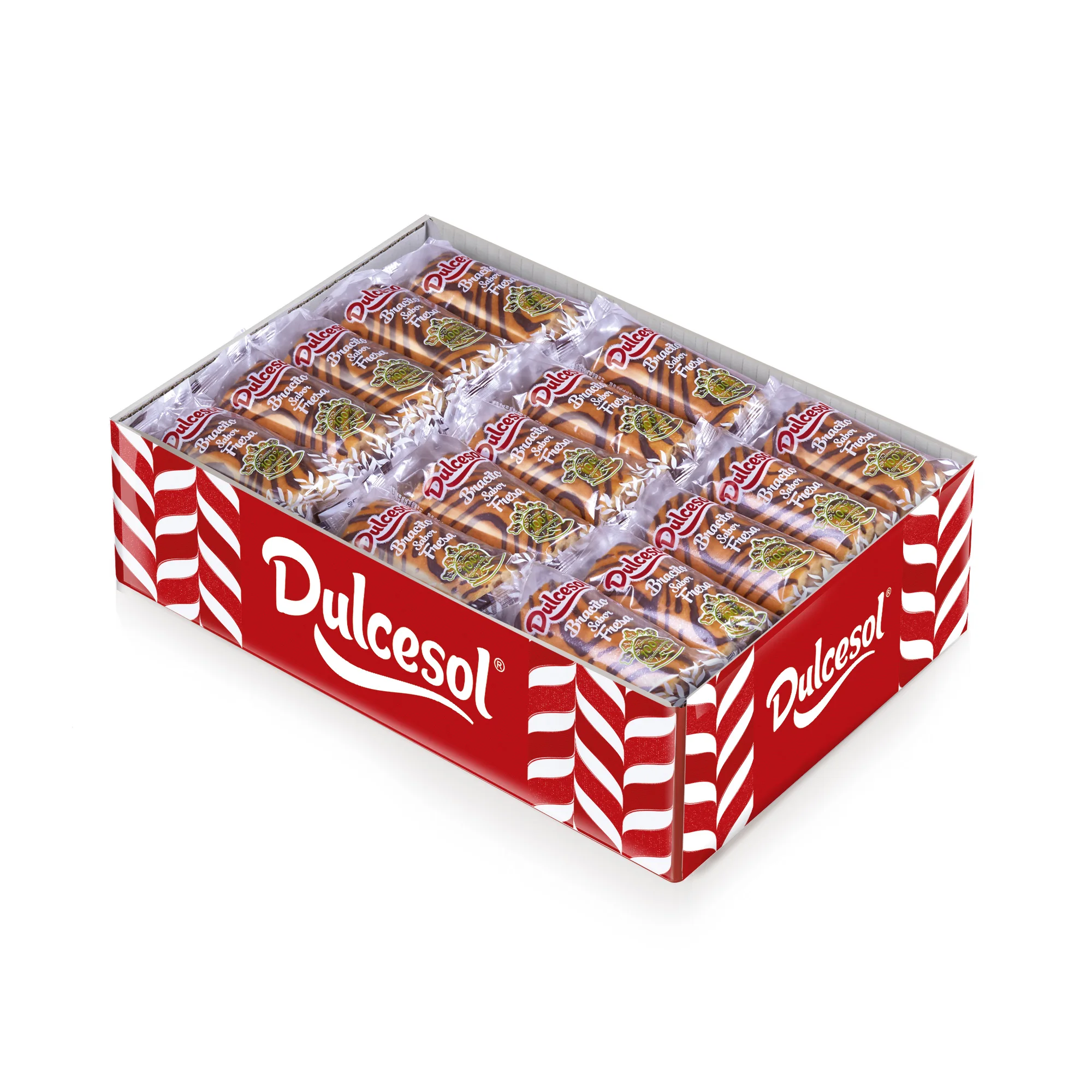 Sweetol bracitos individually wrapped in a format of approximately 2kg - sugar, truffle, strawberry and truffle-shock. The tenderest and fluffiest cupcakes you have ever tried. Perfect for special occasions or enjoyment with the family #7