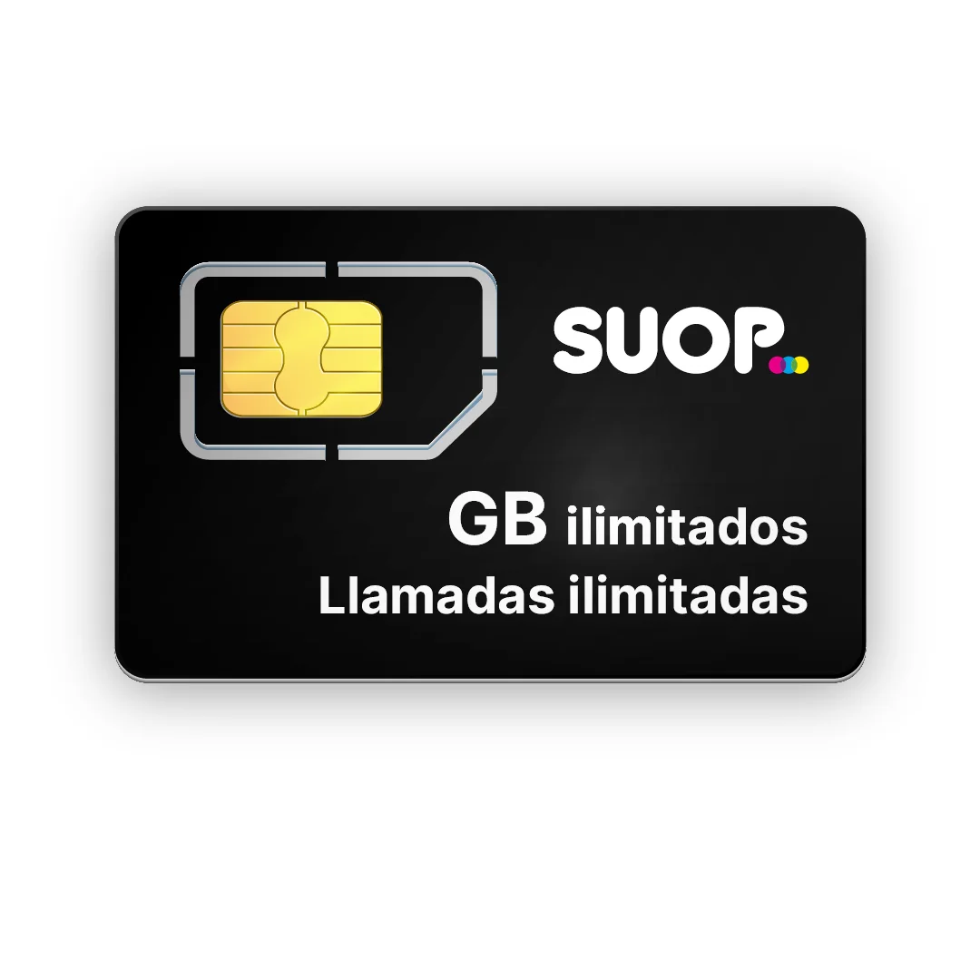 Tarjeta SIM prepago con datos ilimitados y llamadas. Tarjeta prepago sin cuotas. Sin cuenta bancaria.