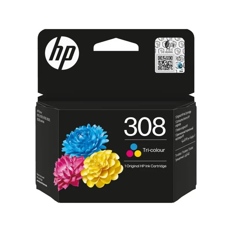 Hp 308 color cartucho de tinta original - 7fp2ue