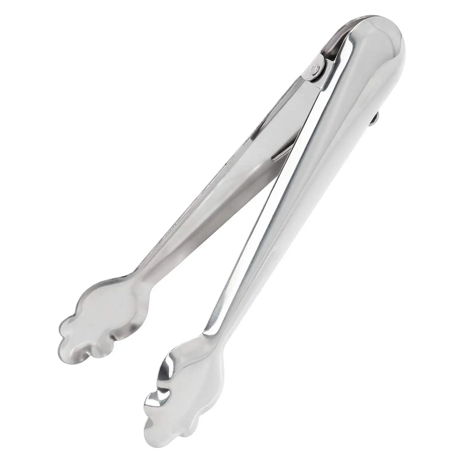 SANCO STORE - ORYX Pinzas Para Hielo de Acero Inoxidable Con Muelle de Apertura Automatica. Longitud 19 cm.