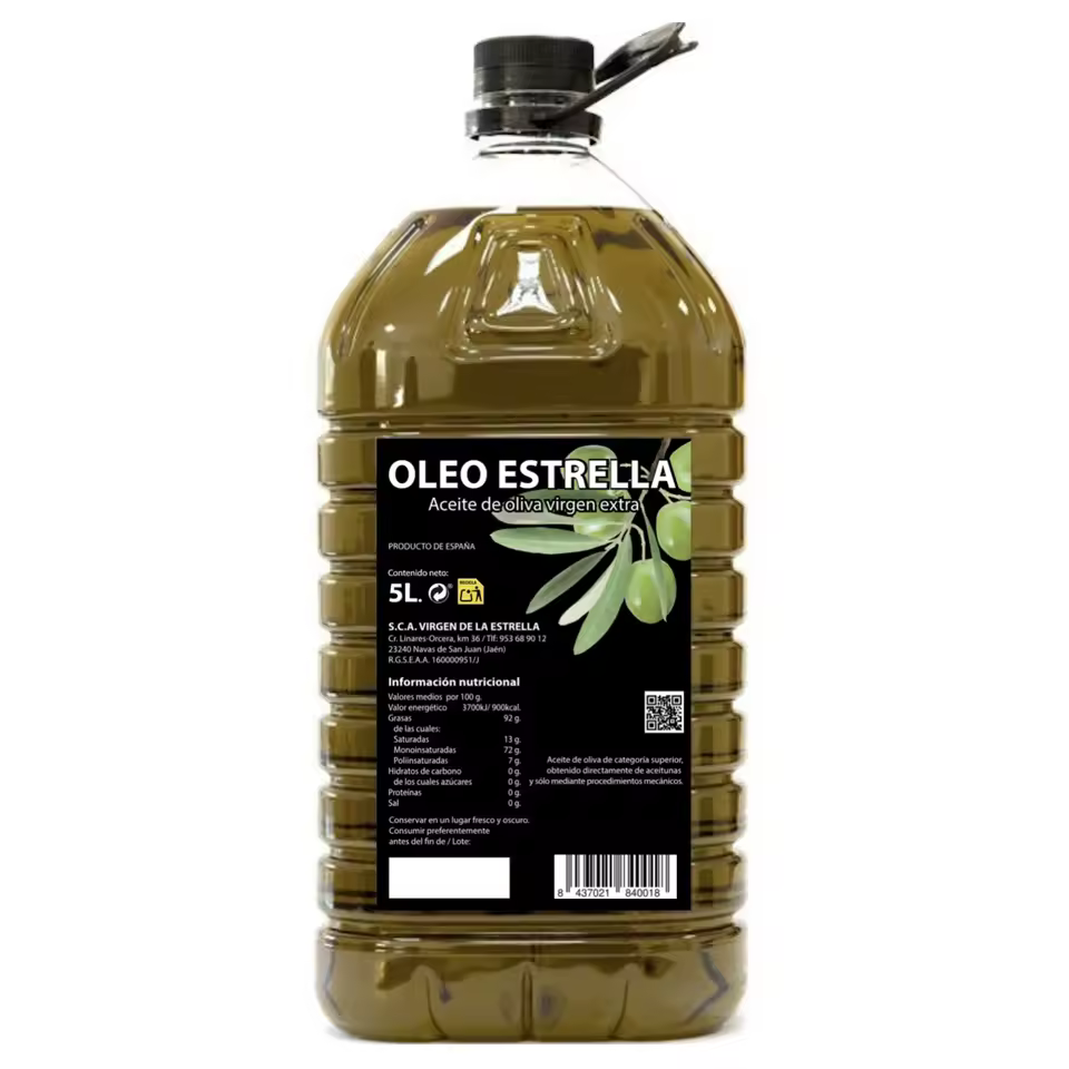 Aceite de Oliva Virgen Extra OLEOESTRELLA 5L