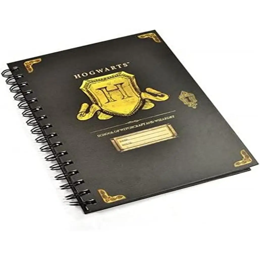 Harry Potter Hogwarts Wiro Bound A5 Notebook by HARRY POTTER, made with high-quality materials, perfect for journaling or note-taking, ideal for fans and students, a stylish and functional choice for everyday use. - Product Main Image