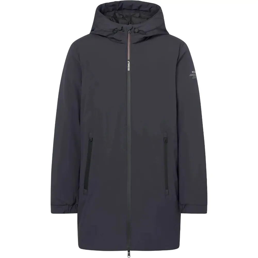 Cazadora Azul Ecoalf Pasu Jacket Deep Navy Repelente Al Agua