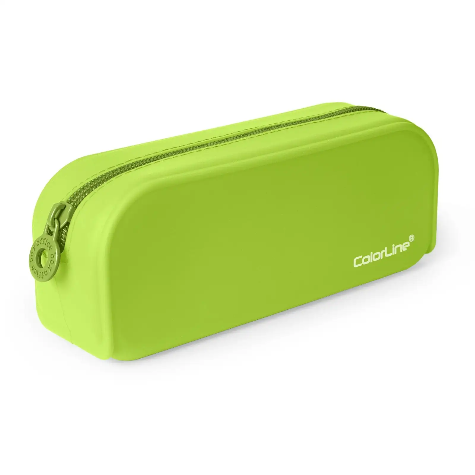 COLORLINE - Estuche Escolar Rectangular en Silicona. Tacto Suave. Lima