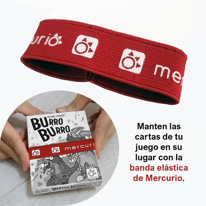 Fluff revolution, family card game and party game in spanish, includes free elastic band as a gift, mercury