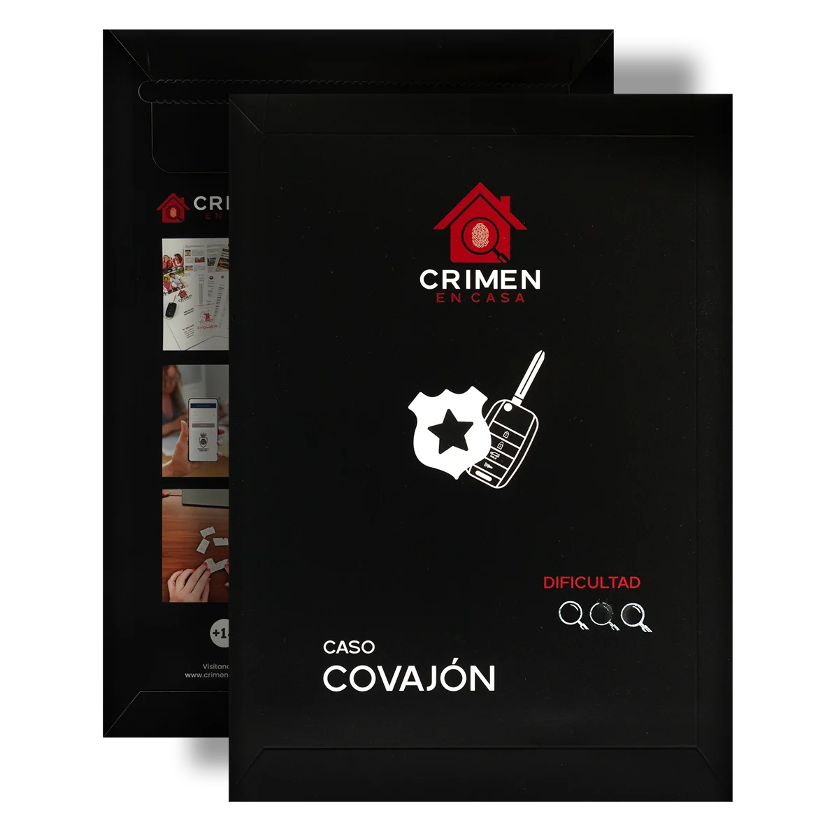 Crimen en Casa: Caso Covajon, Juego Detectives - Misterio, Escape Room en Casa