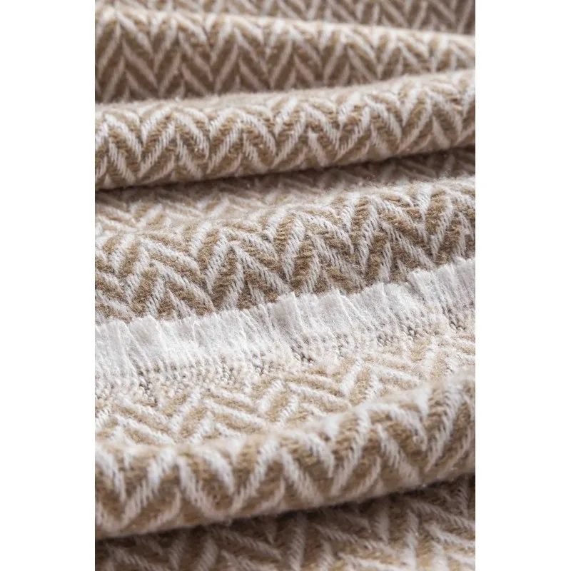 Todocama- Manta de algodón Extra Suave, Cuatro Estaciones, Colcha Multiusos sofá, Plaid para Cama, Manta Foulard, cubrecama, cubresofá