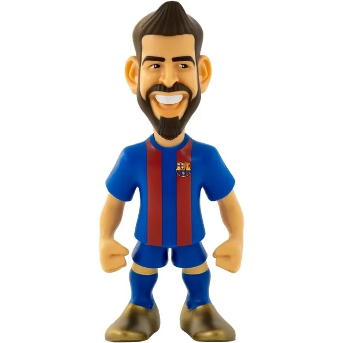 Figura Minix Barça Gerard Piqué Modelo 106 -  Original - Figuras Miniaturas Coleccionables Para Exhibición - Idea De Regalo - Mercancía Oficial - Juguetes Para Niños - Fans