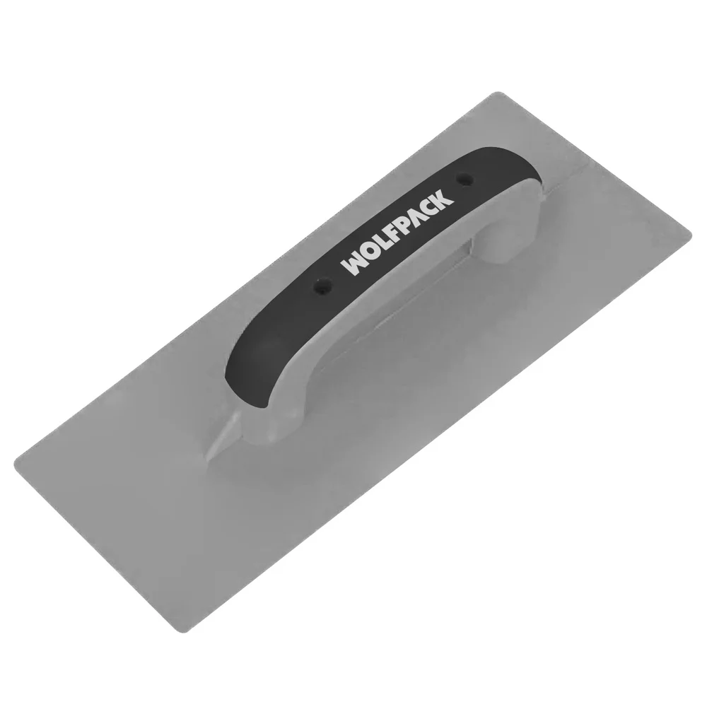 WOLFPACK LÍNEA PROFESIONAL Talocha Plástico Lisa 330 x 140 mm. Gris.