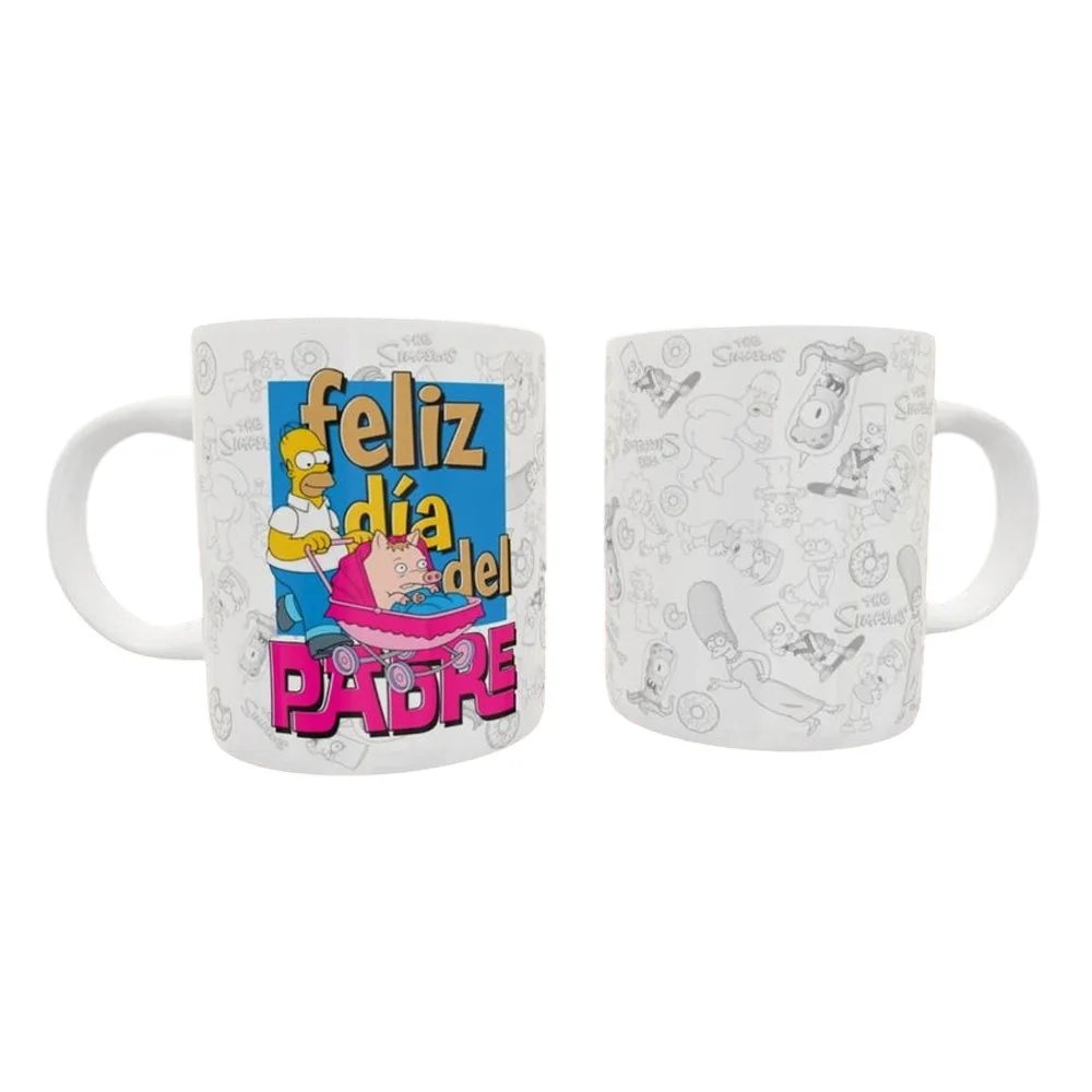 TOCAREGALAR. Taza Especial Día del Padre. Los Simpson. Para el Homer de la casa.  Regalo Original. Detalle Único.