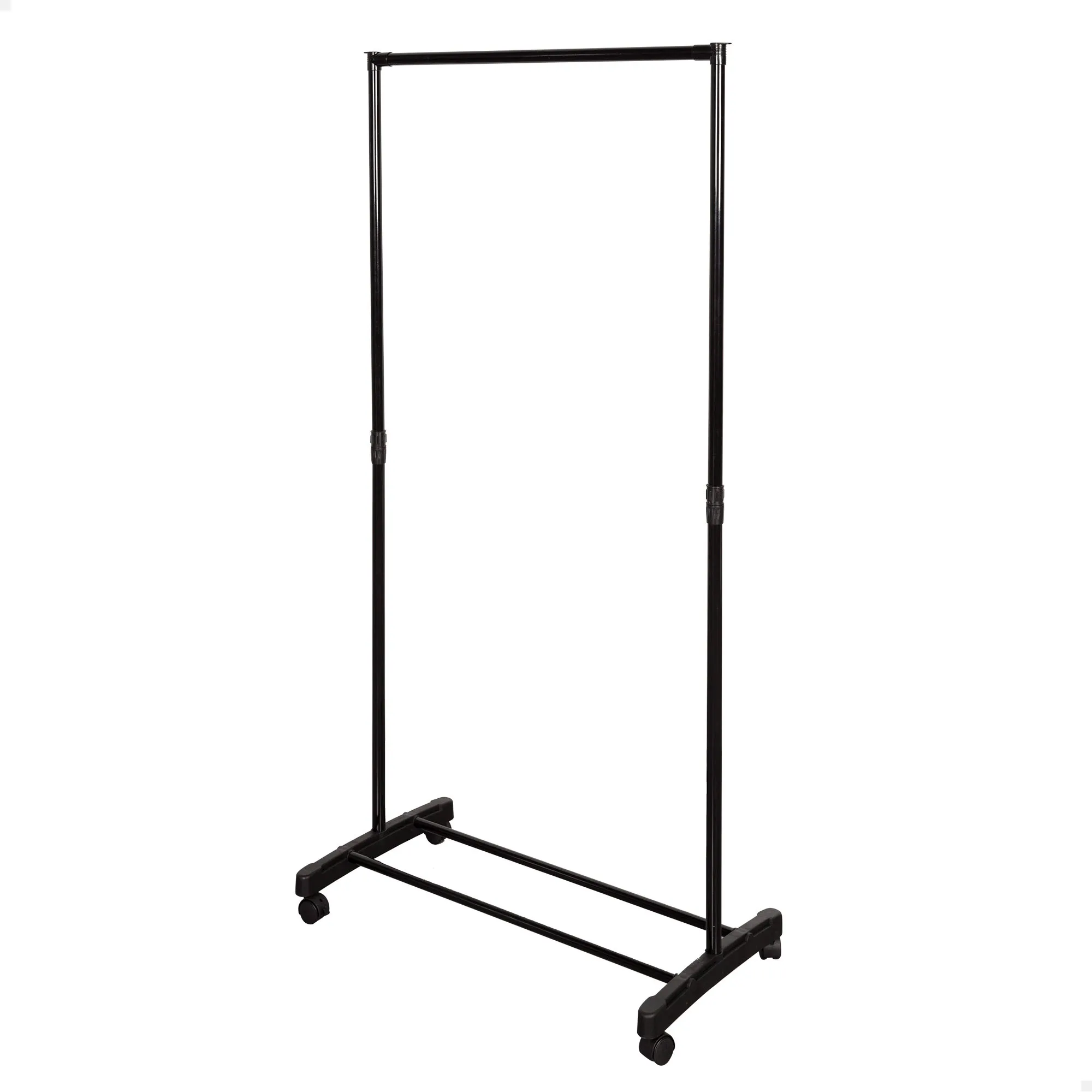 Max Home - Perchero burro ropa con ruedas y estante para zapatos, fabricado de plástico, incorpora frenos, armario abierto, perchero de pie, organizador zapatos y ropa, vestidor, burros percheros