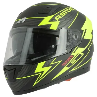 Full-face helmet ASTONE GT900 ARROW yellow-size XL