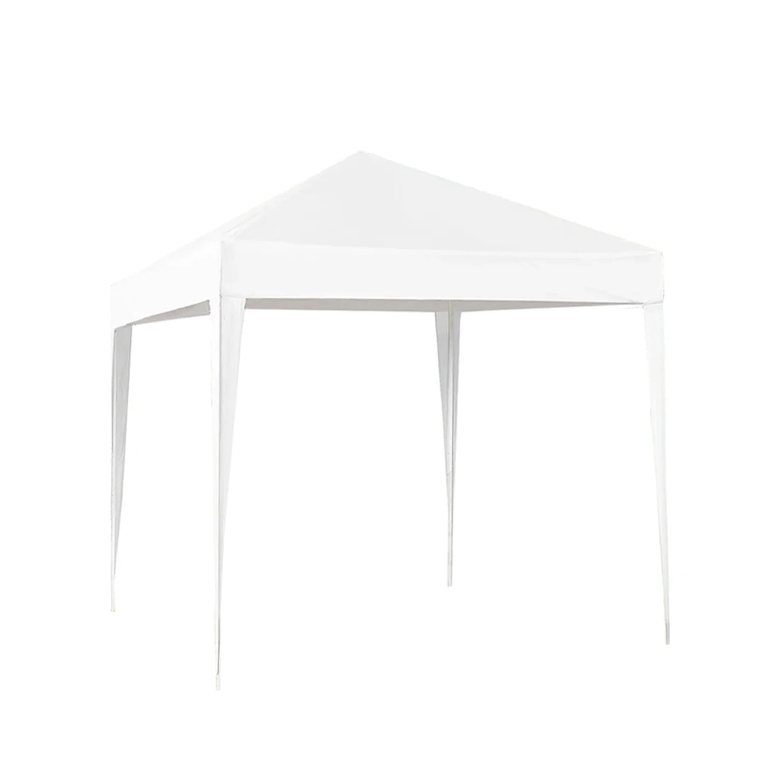 Acomoda Textil - Cenador Blanco Desmontable de Fácil Instalación y Transporte 3x3 Metros. Carpa Jardín para Camping y Fiestas de Exterior, Resistente al Sol, Estable y Duradero.