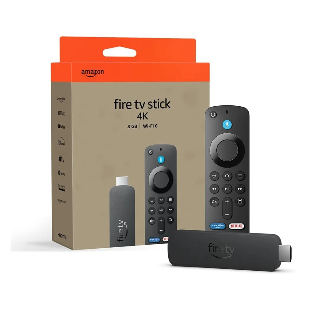 Amazon Fire TV Stick 4K (Última generación), Dispositivo de streaming compatible con Wi-Fi 6, Dolby Vision, Dolby Atmos y HDR10+ Compatible con Wi-Fi 6