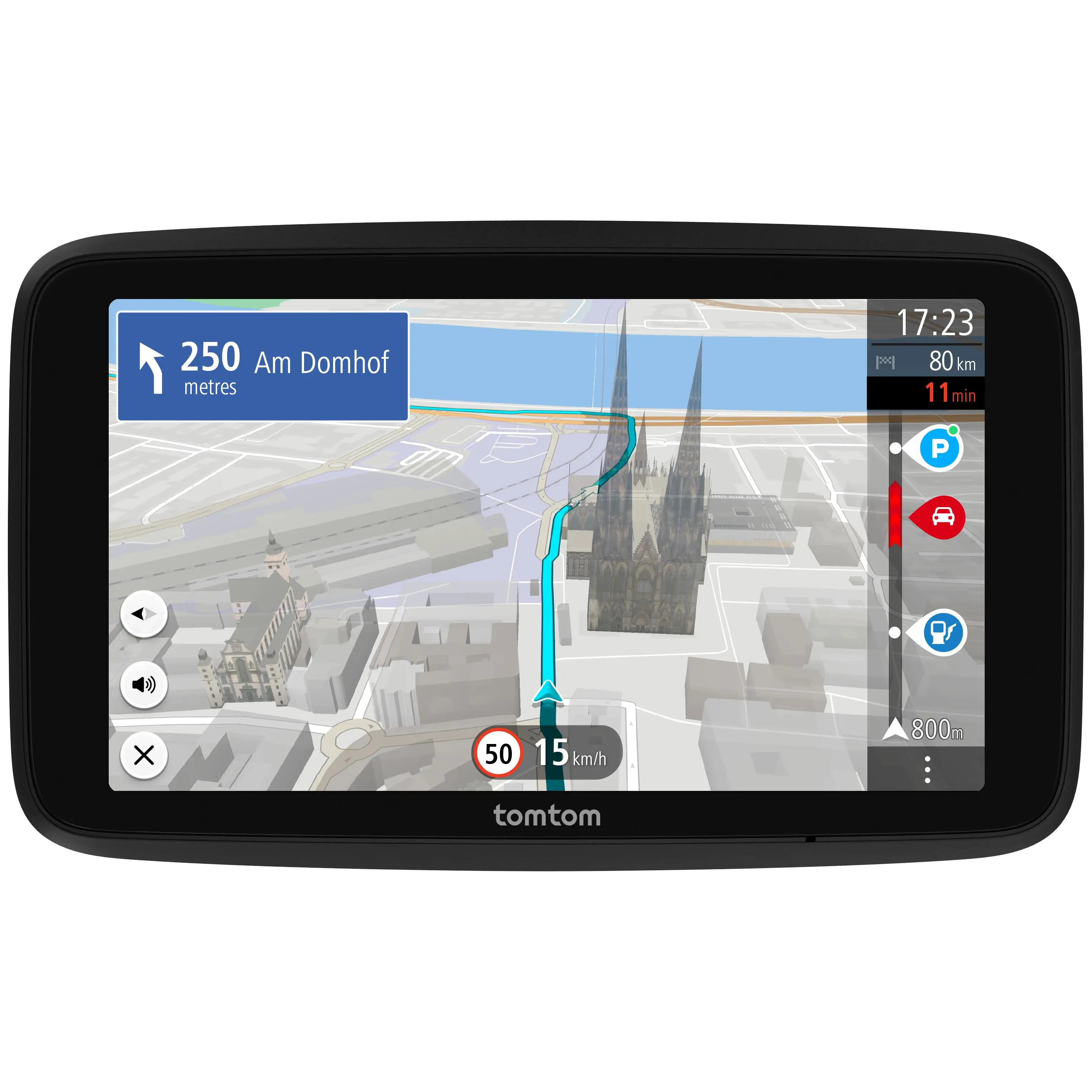 TomTom GO Navegador Portátil/Fijo 15,2 cm (6") Pantalla táctil 270 g Negro