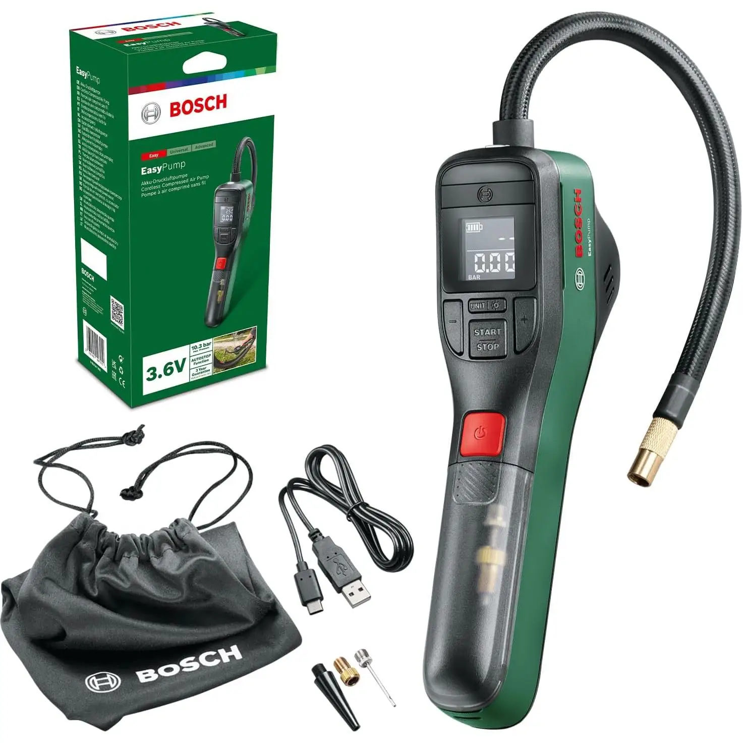 Bosch Mini Compressore Portatile a Batteria BOSCH-1202600