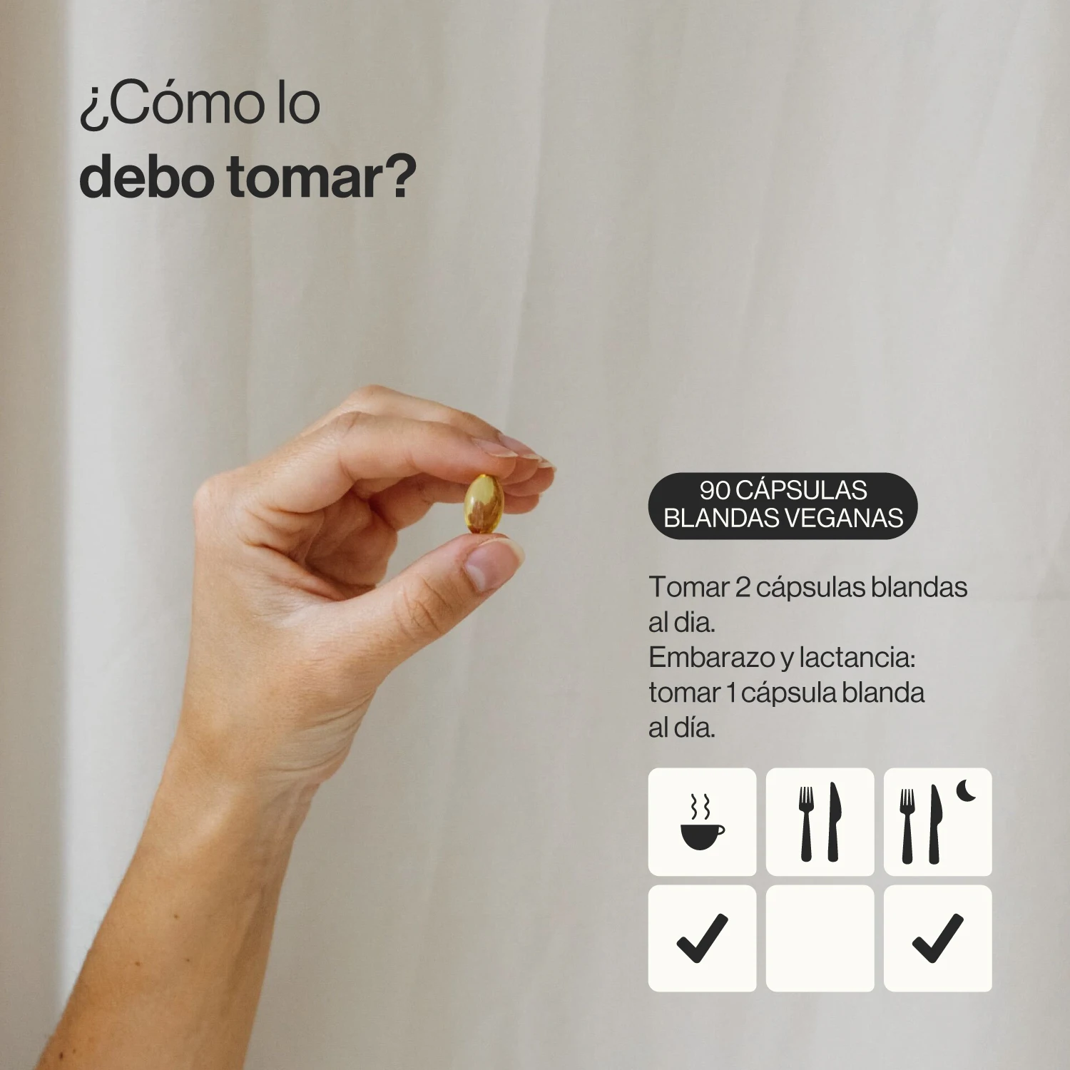 Omega-3 vegan dha 80% dha, in the form of triglycerides - 90 vegan soft capsules zenement #3