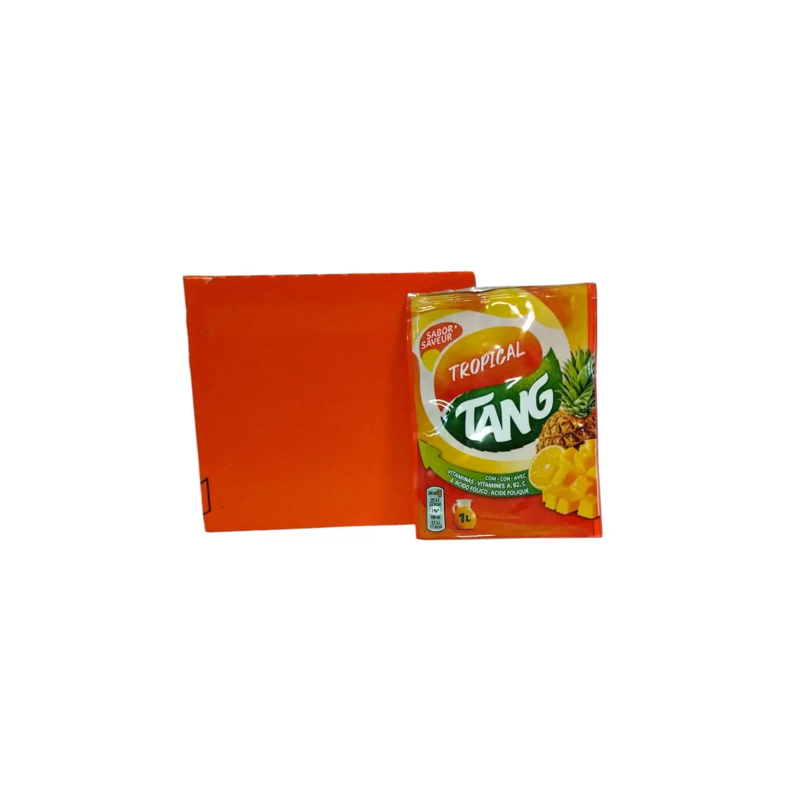 CAJA DE TANG - SABOR TROPICAL - TANG BEBIDA EN POLVO - 15 SOBRES