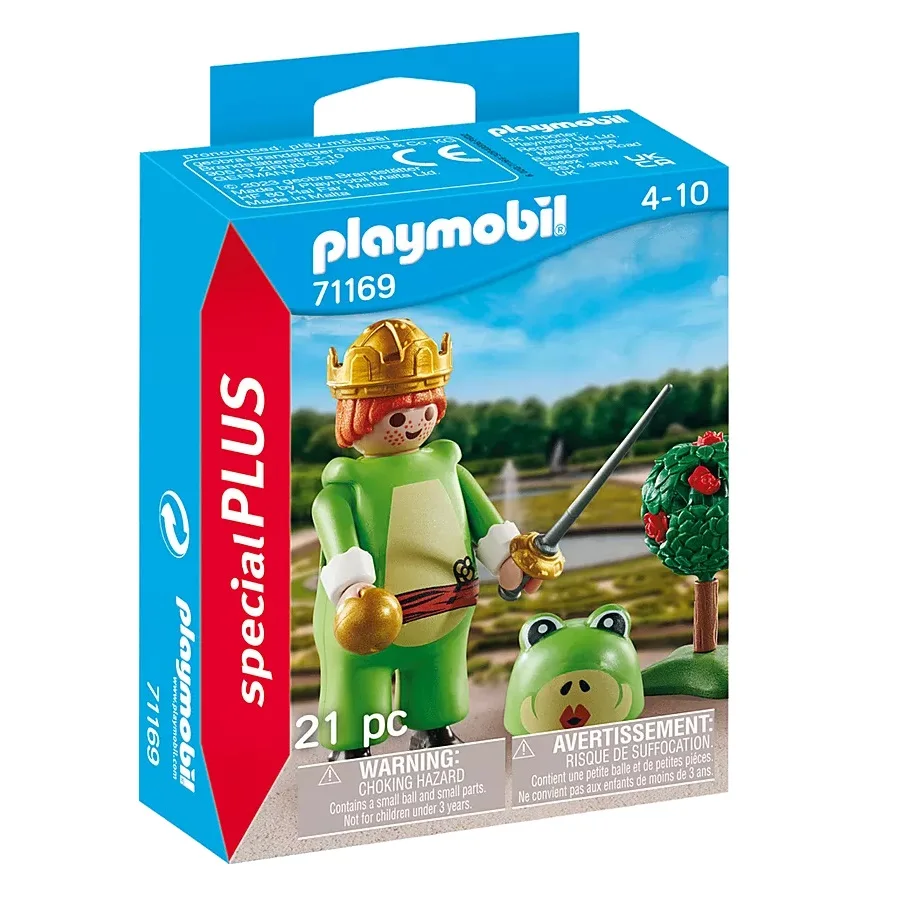 PLAYMOBIL PRÍNCIPE RANA, DISFRAZ, TIENDA CON LICENCIA OFICIAL 71169, PRODUCTO CON LICENCIA OFICIAL, ENVIO 24-48 HORAS PENÍNSULA, PIEZAS, CLICKS, COLECCIONABLES,  JUGUETES, FIGURA, MUÑECO, FAMOBIL,