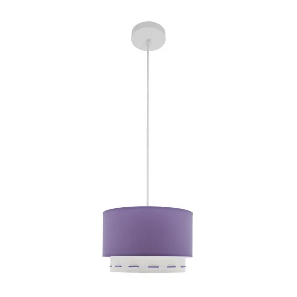Colgante trazos 1xe27 lila regx30x30 cm
