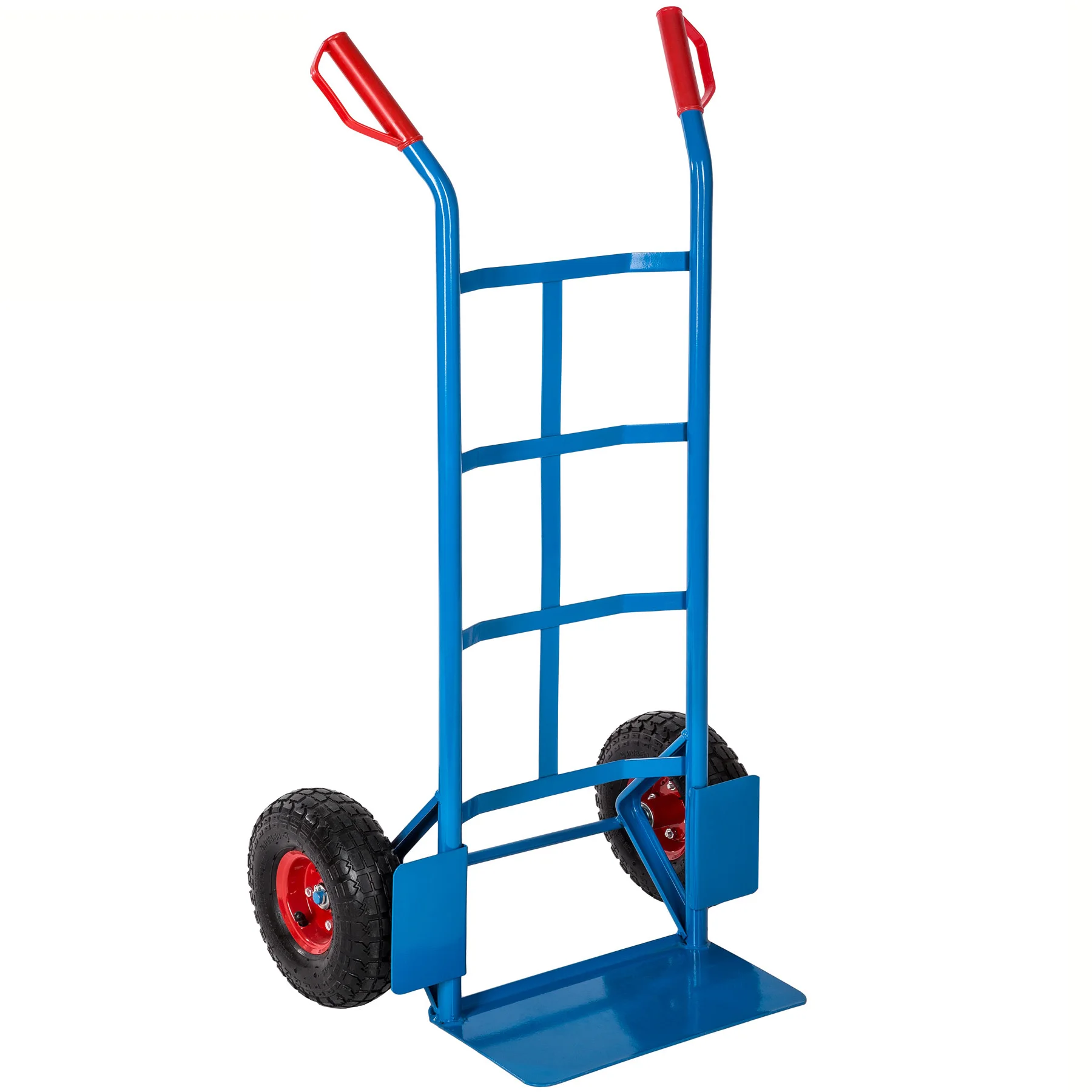 Tectake-wheelbarrow with wheels | Capacity up to 200 kg | Wheels-Ø approx. 27 cm | Shovel with protective plates for wheels