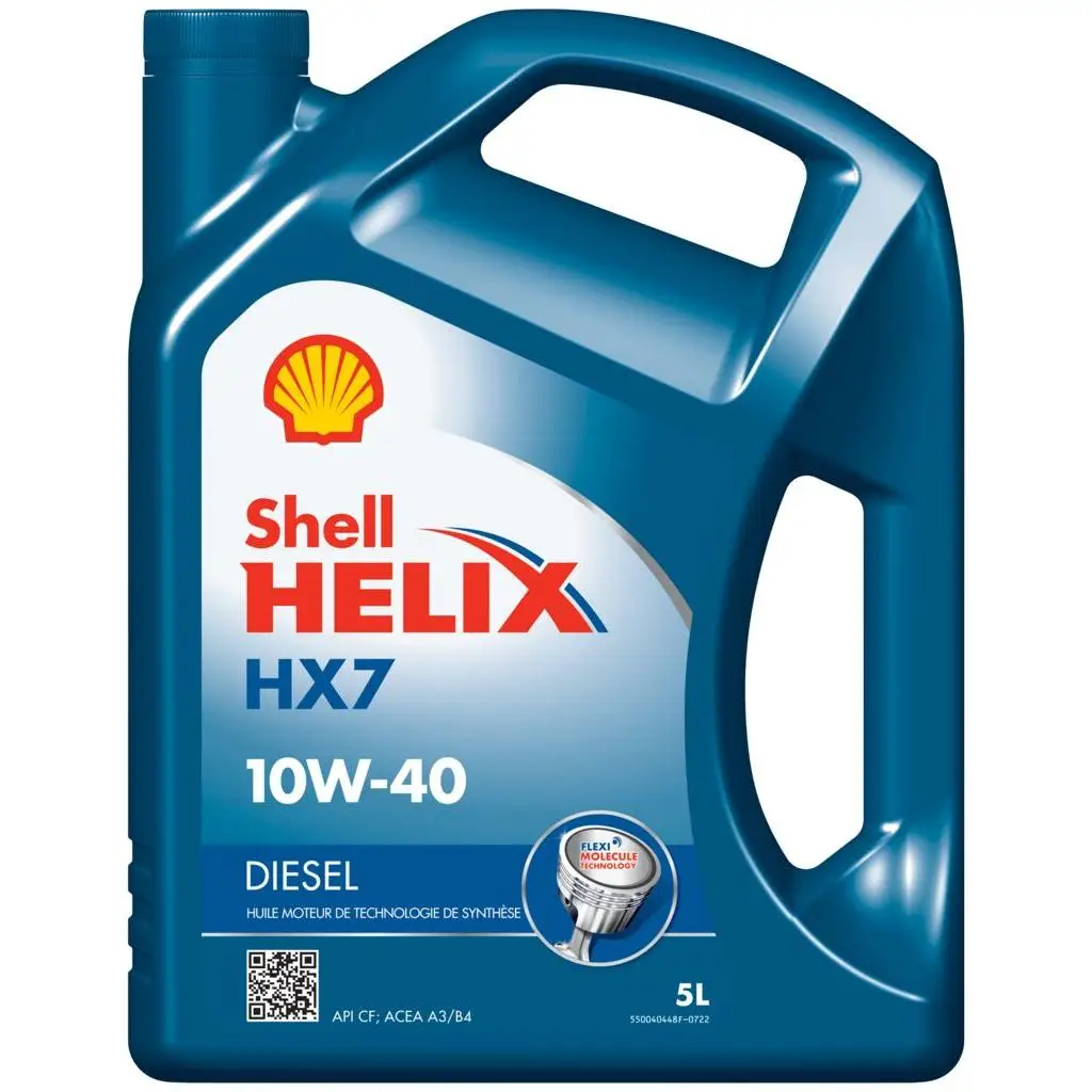 Lubricante Motor Aceite Shell Helix Hx7 Diesel 10W40 5 L