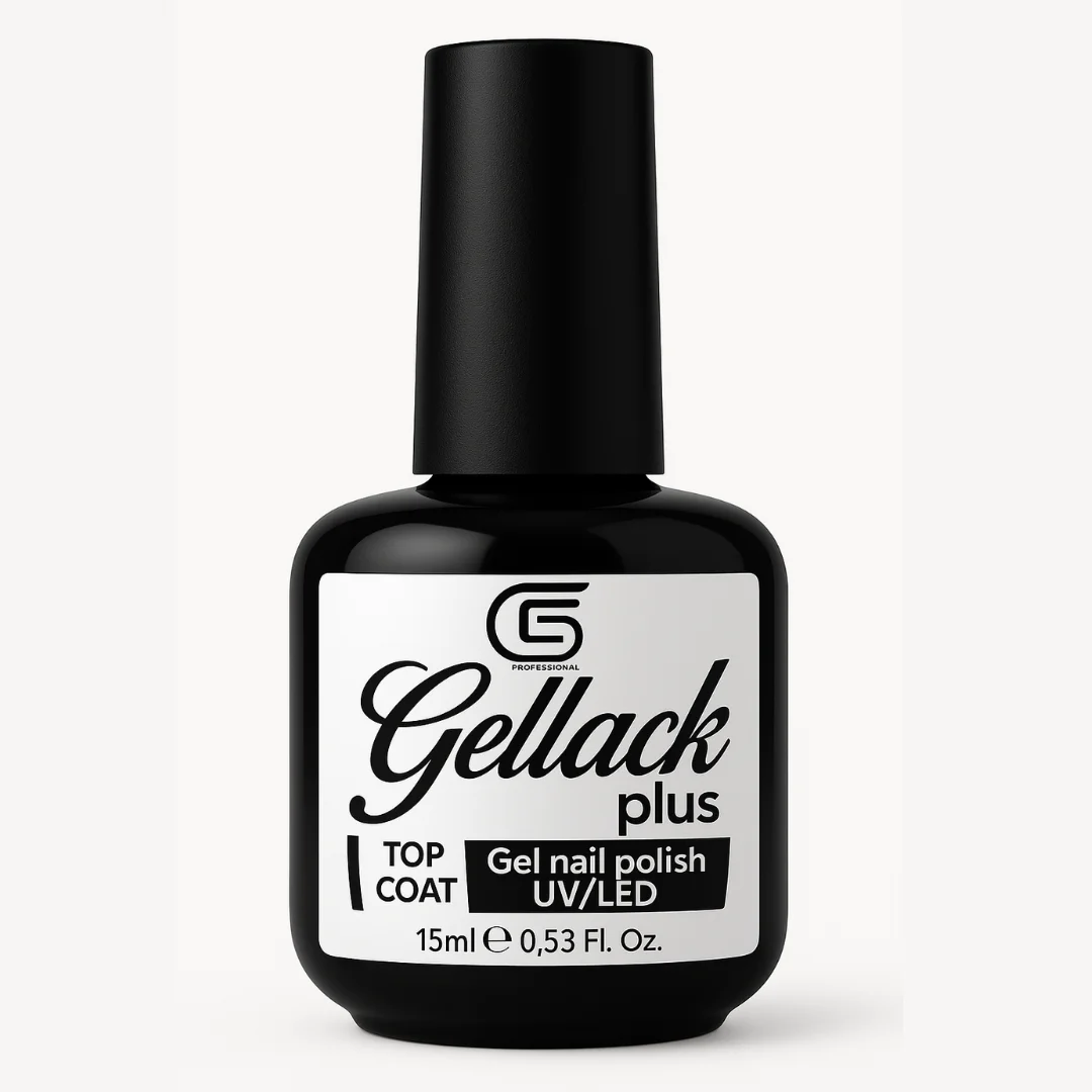 TOP COAT GELLACK PLUS ESMALTADO SEMIPERMANENTE ALTO BRILLO C5 COSMETICS 15ML