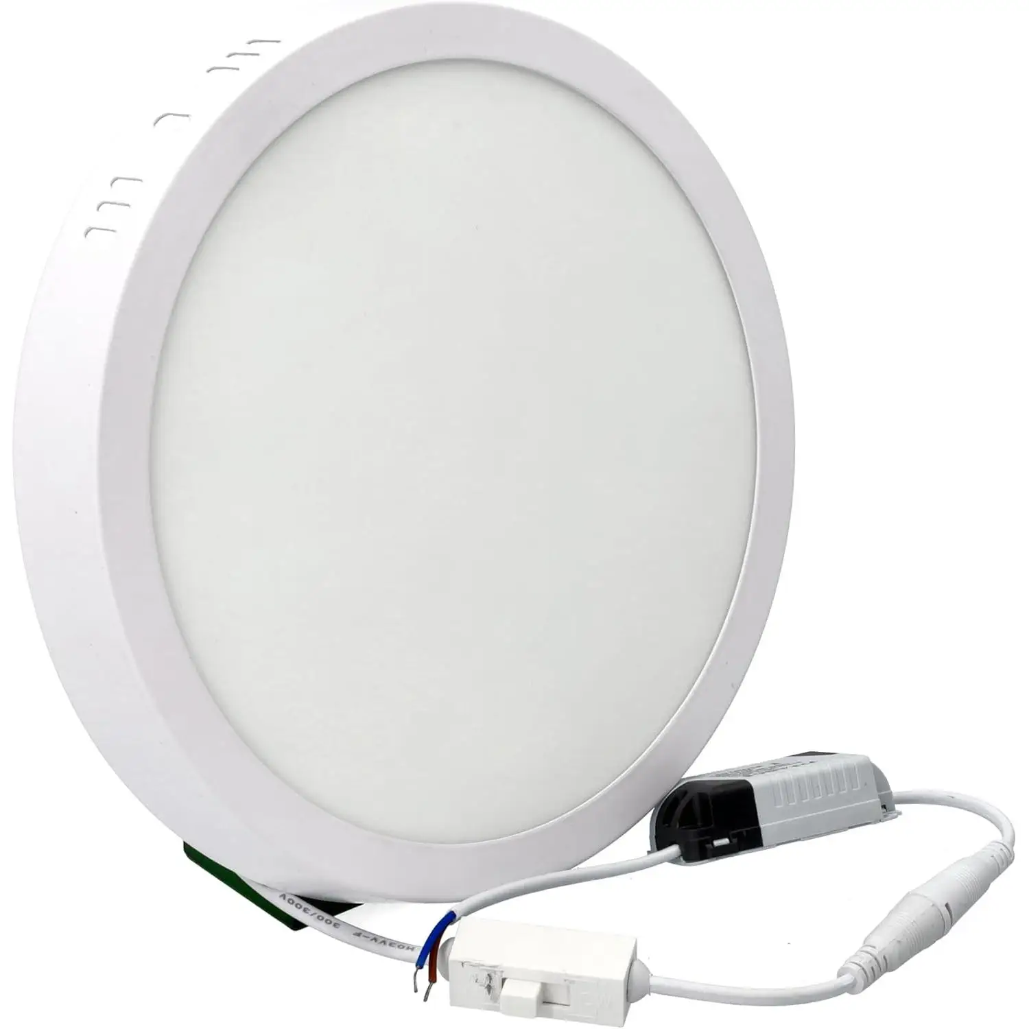 Jandei - Downlight LED 18W, Color CCT 3 Tonos de Blanco Regulables  (3000K, 4200K, 6000K), Formato Redondo Color Blanco, para Instalación en Superficie. Medidas 210mm x 28mm