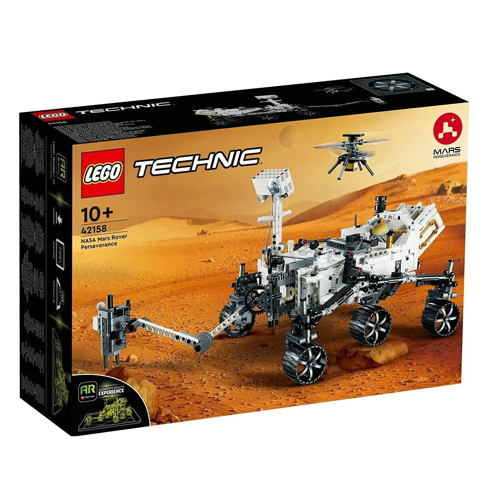 Lego 42158 NASA Mars-Rover Perseverance para construcción y exploración espacial con app de realidad aumentada