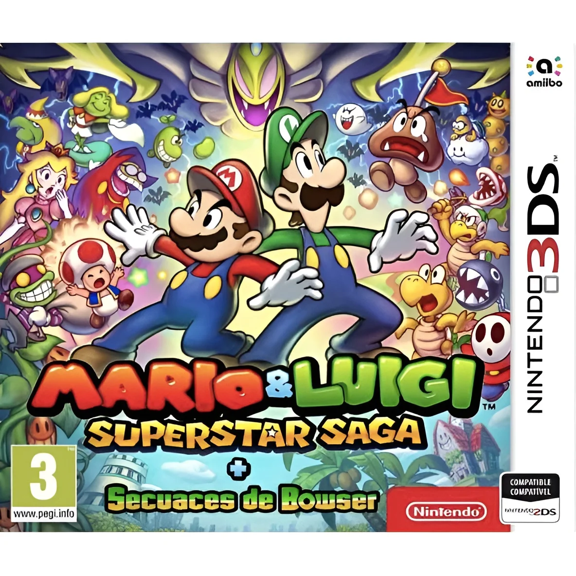 Mario and Luigi Superstar Saga + Bowser henchmen-3DS-new-PAL Spain