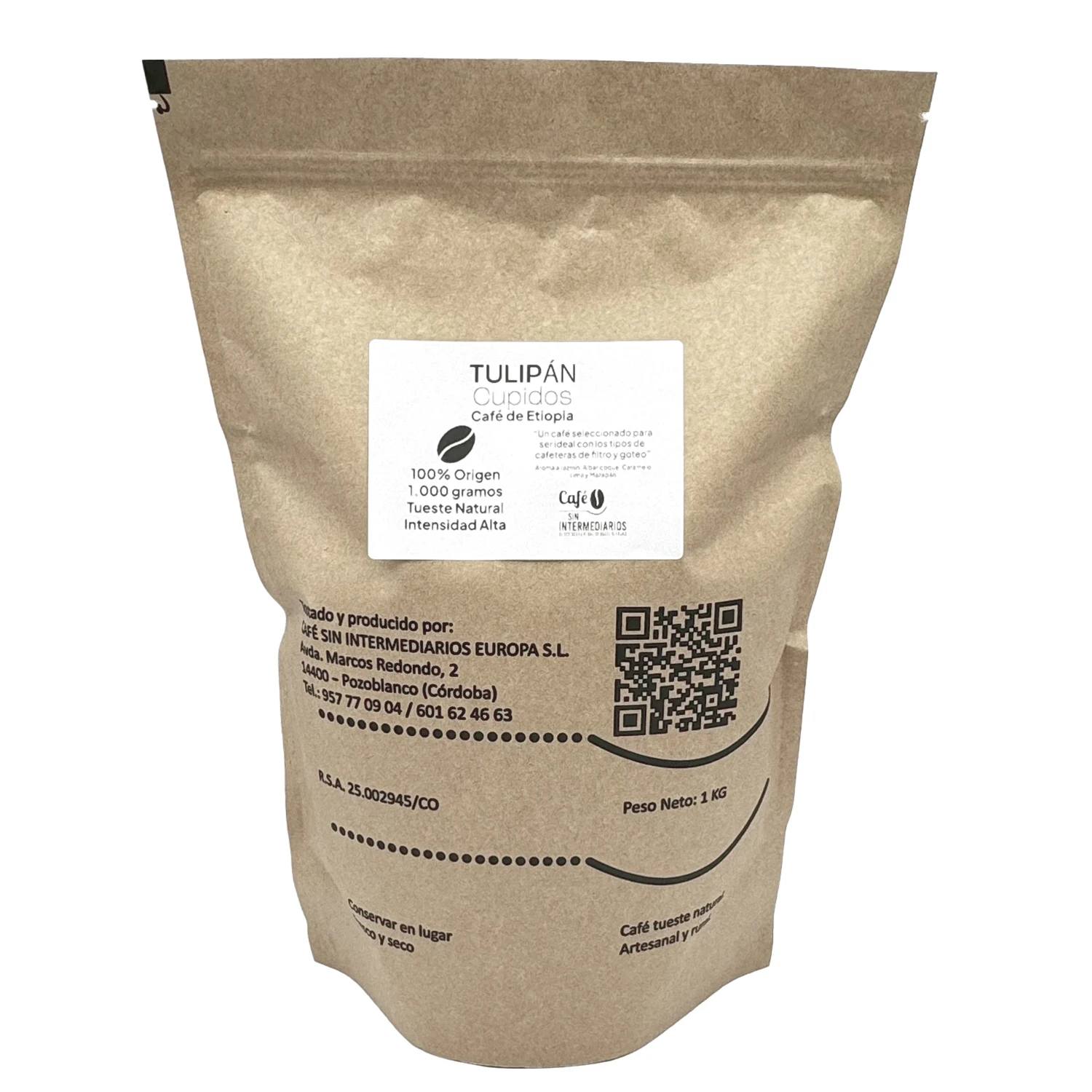 CAFE SIN INTERMEDIARIOS - Tulipan - Café Etiopía 1Kg |  Tost