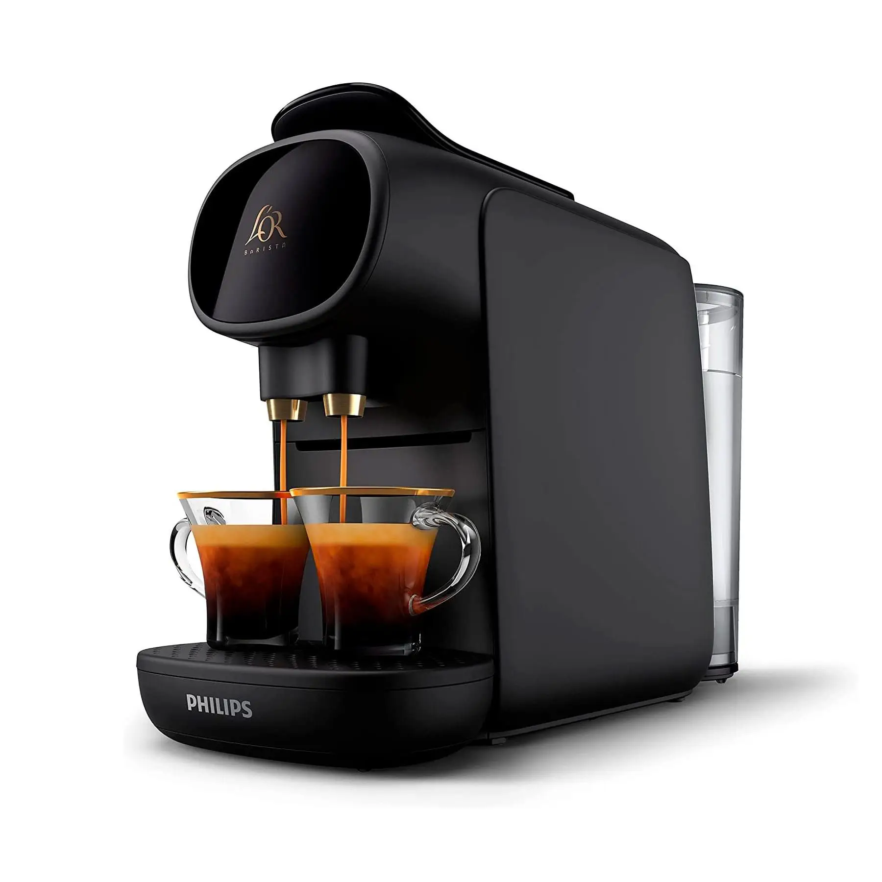 PHILIPS L'OR BARISTA NEGRA CAFETERA DE CÁPSULAS L'OR DOBLE CARGA AUTOMÁTICA