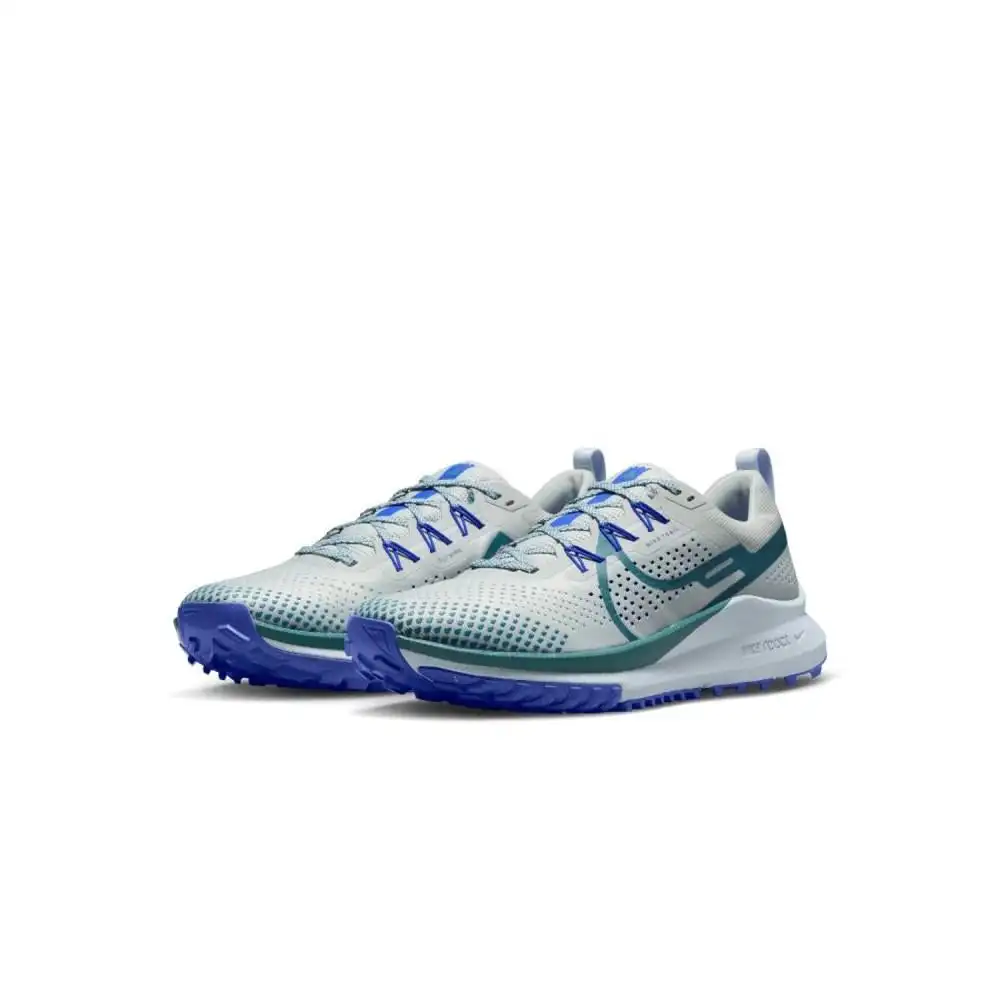 Nike React Pegasus 4 running shoes for men offer a breathable synthetic upper, superior shock absorption, and flexibility, perfect for all-season trail running and accommodating various terrains. #3