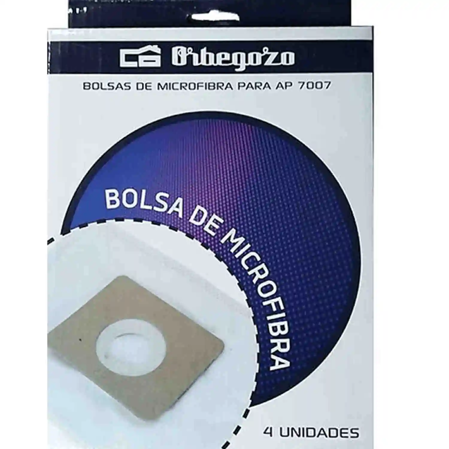 Orbegozo Orbegozo Bolsas Microfibra AP 7007 Pack 4 Recambios Originales