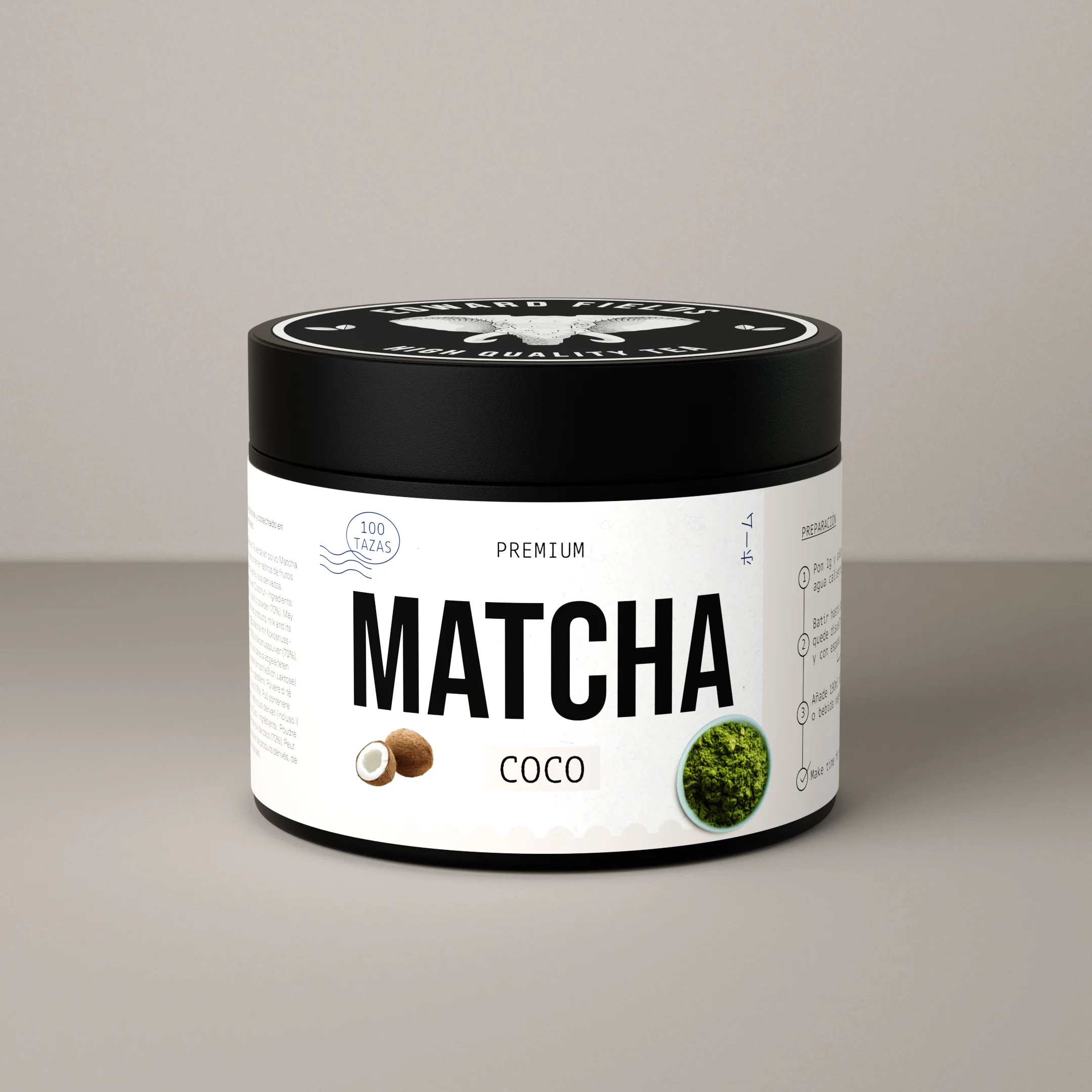 Matcha tea Premium coconut 100g