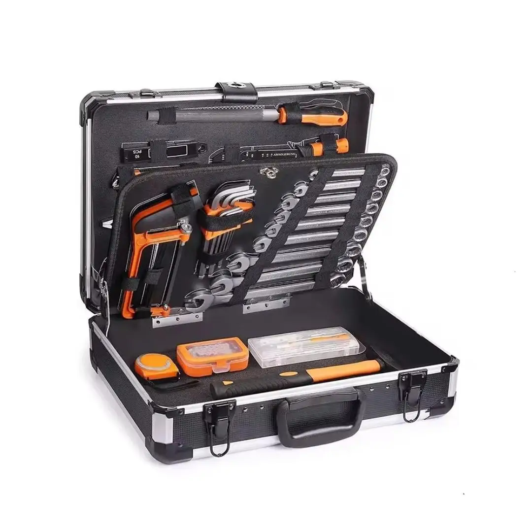 Tacklife Professional Tool Set 136 Pcs Tool Set Tacklife Hhk4B Aluminum Alloy Tool Box 136 Tools + Briefcase Box