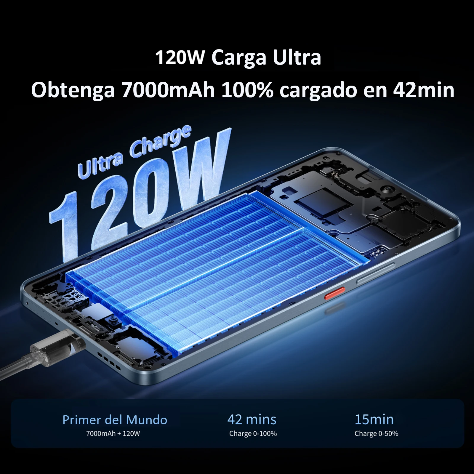 Teléfono – realme GT 7T 5G Smartphone 12GB+256GB | 12GB+512GB, MediaTek Dimensity 8400-Max, Batería Titan 7000mAh+120W Carga rápido, Cámara IMX896 con AI Viaje Snap, 360° Ultimo Refrigeración, Pantalla 6000nits Pro-ESports, IP69 7