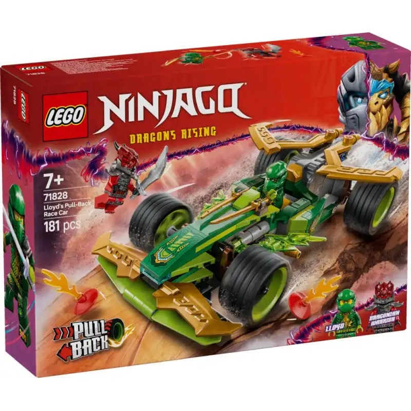 LEGO LEGO Coche de Carreras con Motor de Carga Manual de Lloyd (71828)