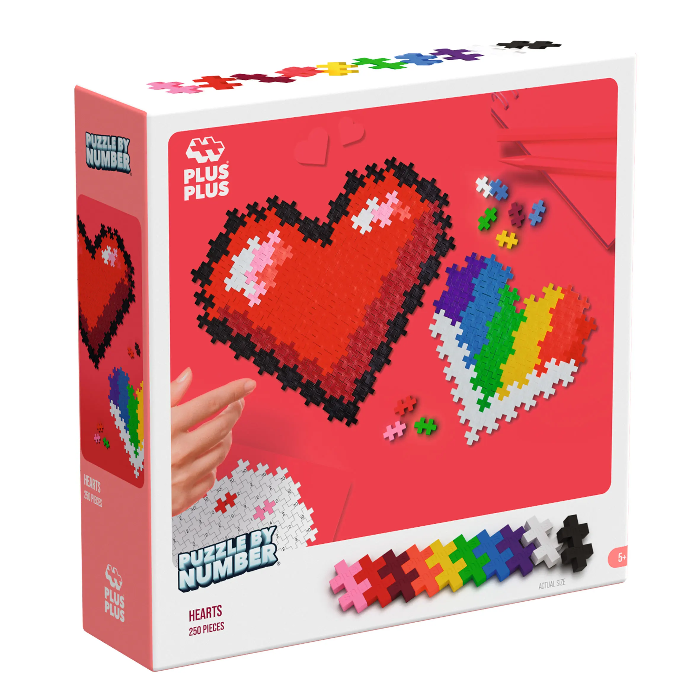 Puzzle 3D Plus Plus - Corazones   Aprende A Construir Dinosaurios  Rompecabezas Niños  Juegos Educativos Niños 5 Años  Puzzle 5 Años  Juegos para Niños