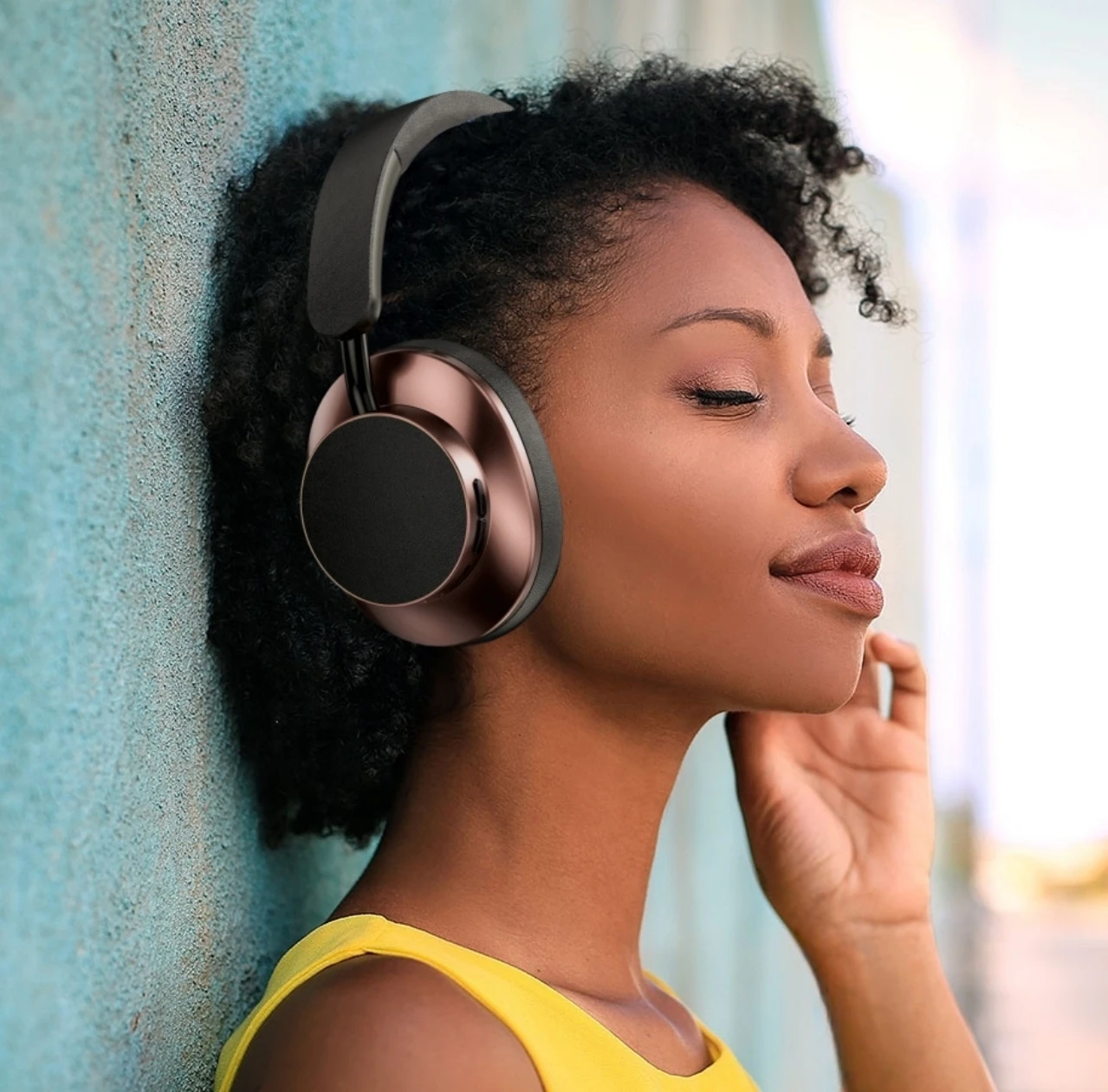 Auriculares de Bluetooth Cascos Inalámbricos de Diadema Wireless Headphone Over Ear con Cancelación de Ruido 40H TEISCHE 8