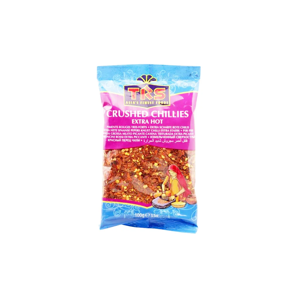 3u. Chile Triturado Extra Hot Picante 100g, Chili en Polvo 100g TRS , Chili Entero 100g FishWell