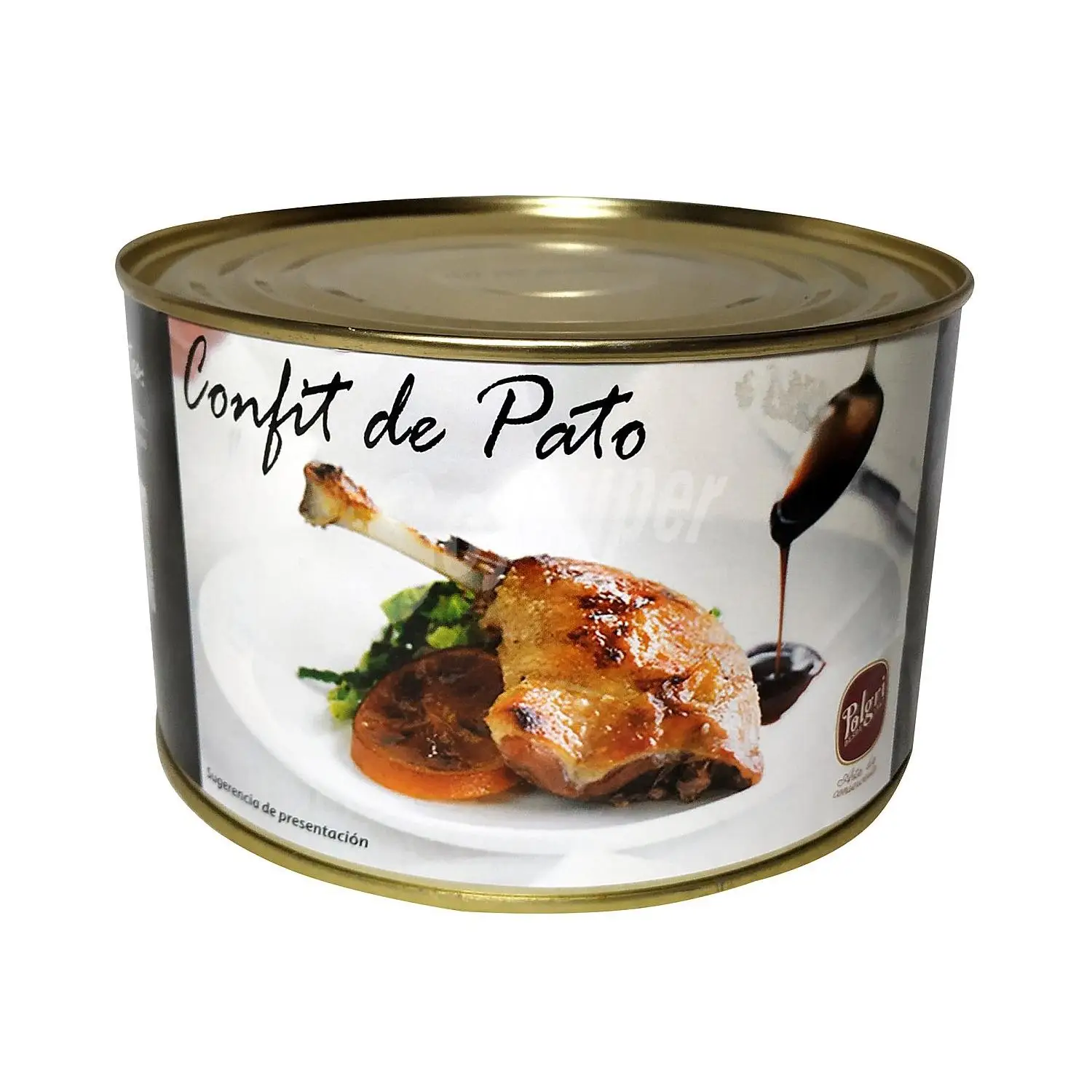 CONFIT DE PATO 4/5 MUSLOS POLGRI 1,35 KG pol