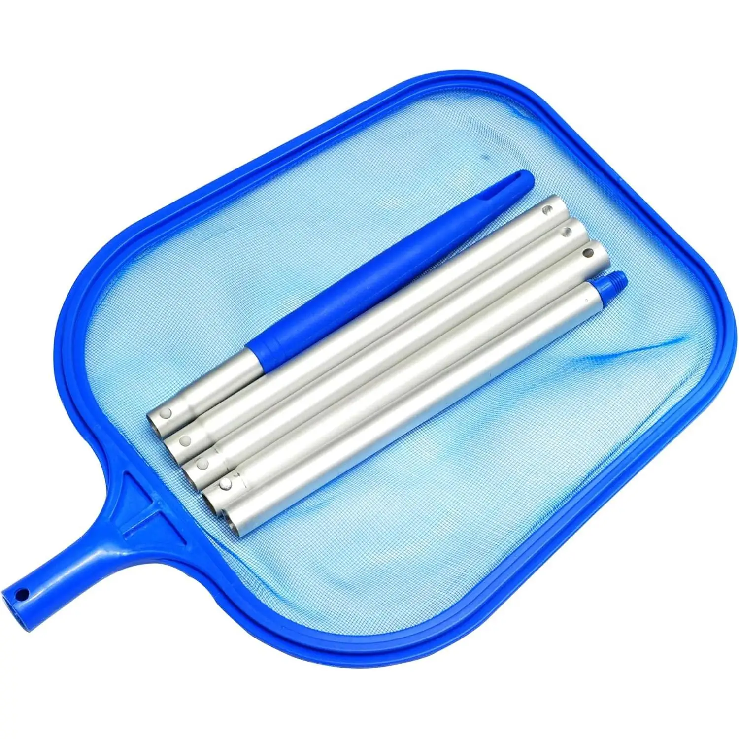 RECOGEHOJAS PISCINA SUPERFICIE C/MANGO 1,6M 5TRAMO