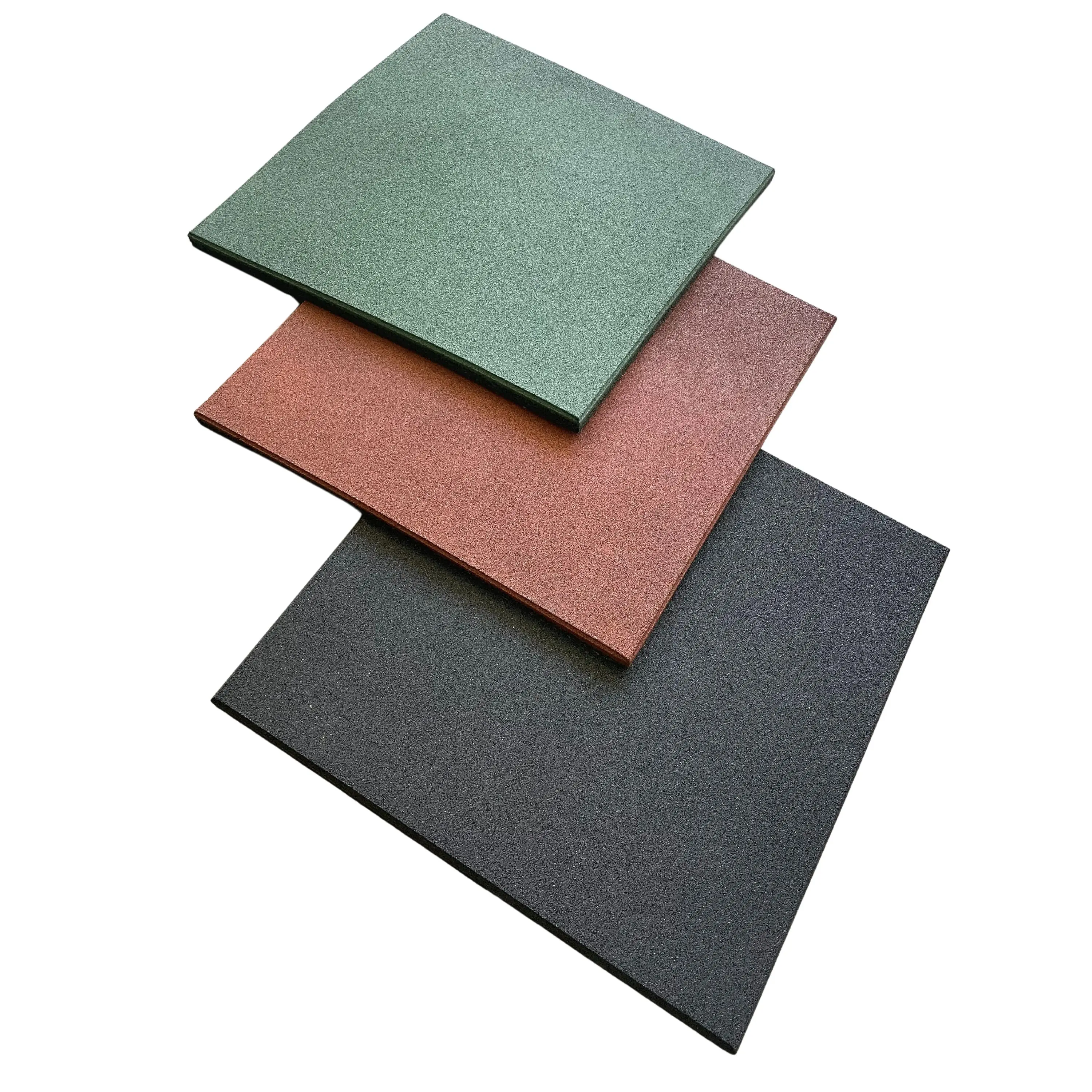 Losetas de Caucho para Gimnasio 50x50x4 Cm | Packs | Alta Densidad | Antideslizante | Suelo Crossfit | SUELOSPORT