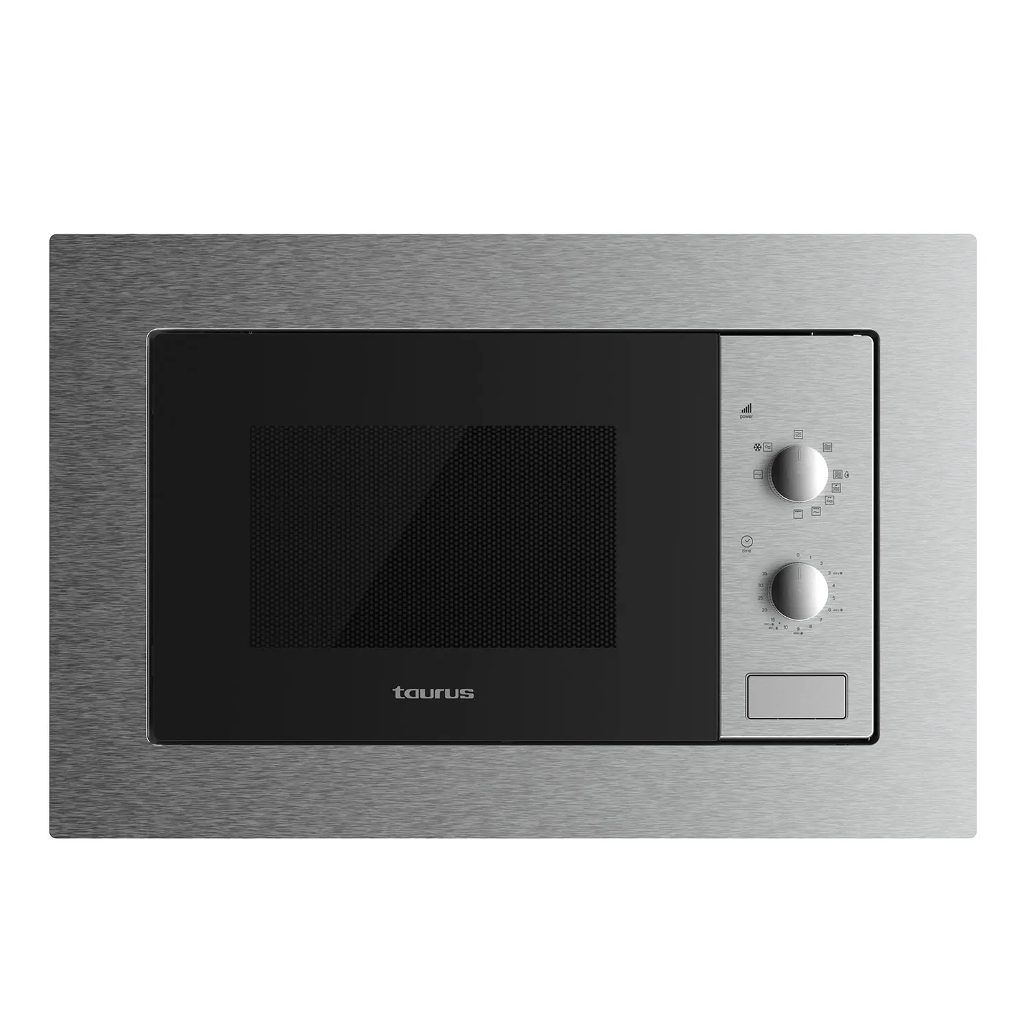 Taurus - Microondas integrable MO20IXM. Color Gris. Material producto Acero inoxidable. Potencia 1.250 W. Longitud del cable 102 cm