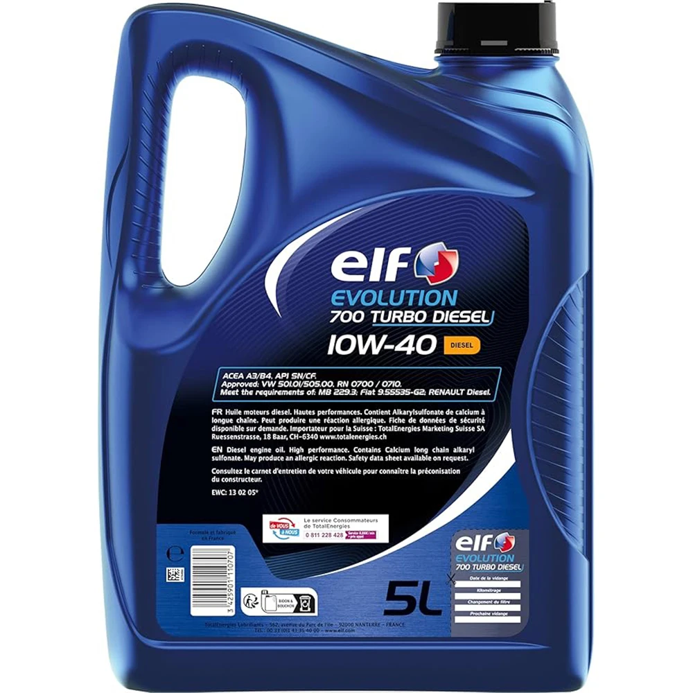 ACE ELF Evol700 TUR D 10W40 5L oil