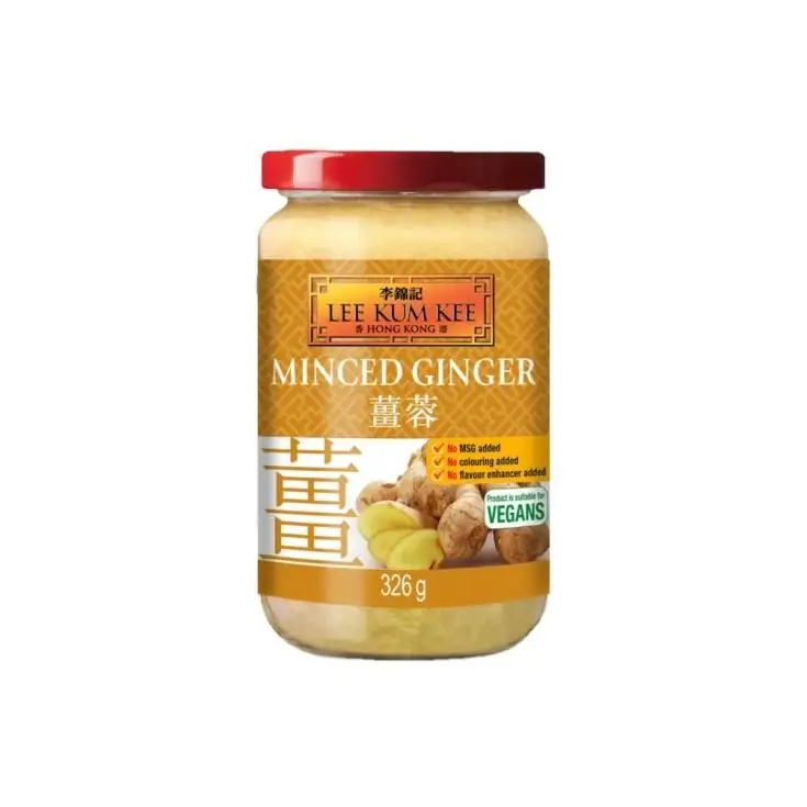 LEE KUM KEE Minced Ginger-326grs crystal jar-chopped Ginger