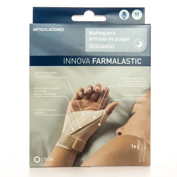 Farmalastic Muñequera Artrosis Pulgar Descanso T